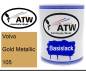 Preview: Volvo, Gold Metallic, 105: 1L Lackdose, von ATW Autoteile West.